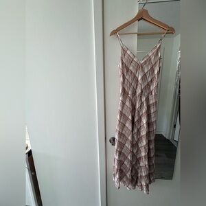 Vince Hazy Print Cami Midi Dress size S
